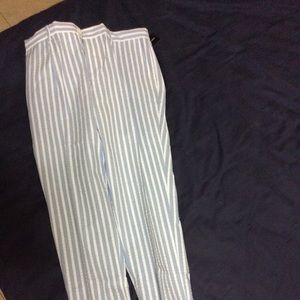 Seersucker style Slim Fit Pants